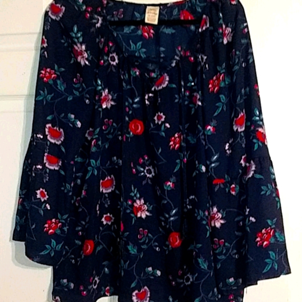 Flowered blouse